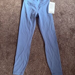Lululemon Wunder under smoothCover HR tight 25”Light Blue  Leggings